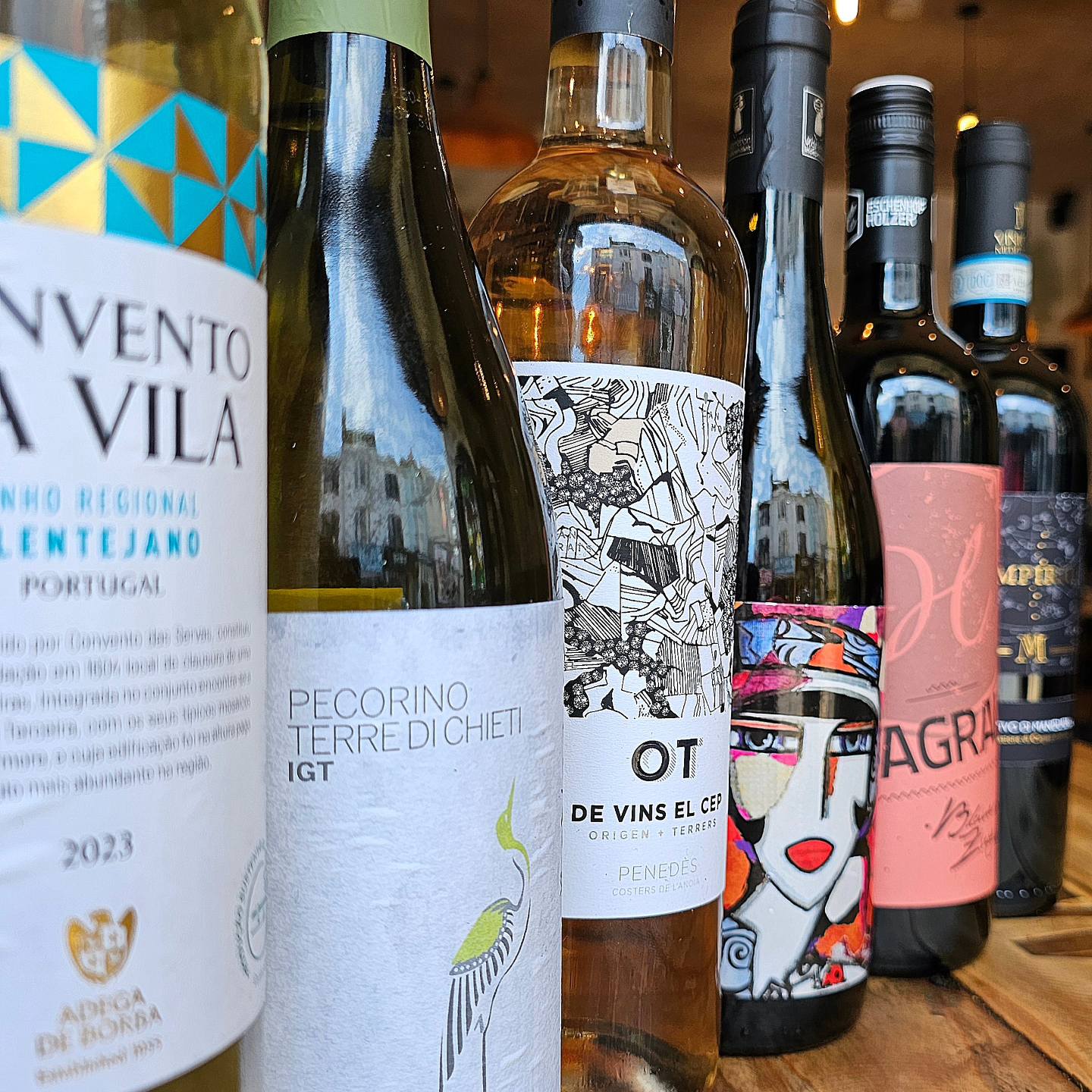 selection of wines